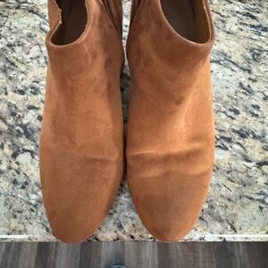 Forever 21 Brown Suede Ankle Booties
